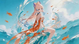 治愈海洋女孩