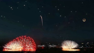 4K七彩烟花①