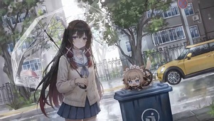 少偶雨天