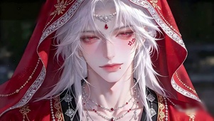 红衣古风美男