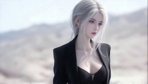 可爱沙漠女孩