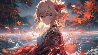 宵宫 雨落