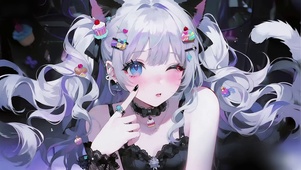 俏皮猫耳萝莉