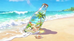 海边漂流瓶