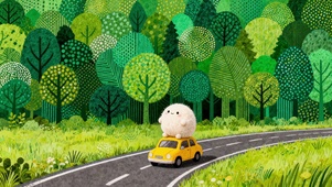 森系毛绒绒团子出游