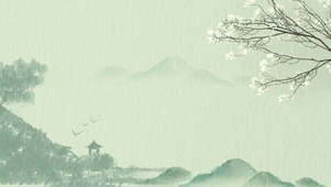 唯美治愈山水画
