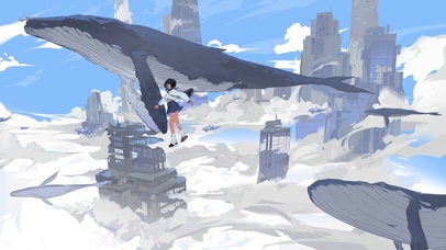 鲸鱼城市-画师：DM