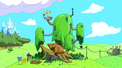 卡通唯美树屋4K