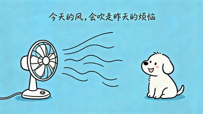 风会吹走昨天的烦恼