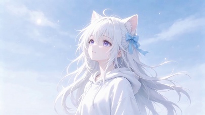 天空下的浅浅喵