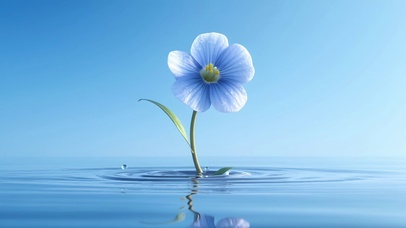 静水生花