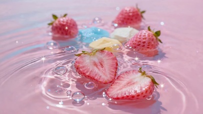 小清新夏日草莓