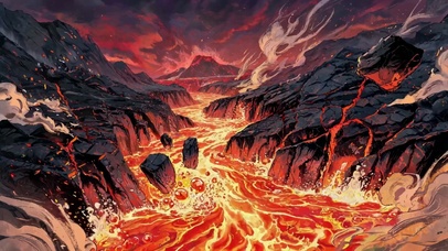 熔岩峡谷
