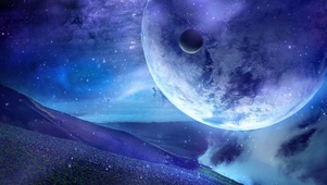 4K绚丽夜空