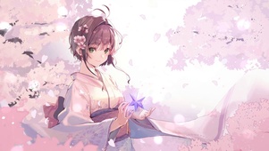 清纯浪漫花女