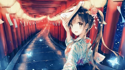 走廊少女