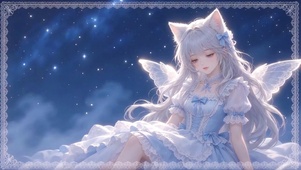 夜幕之下的浅浅喵