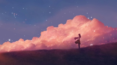 天空与少女