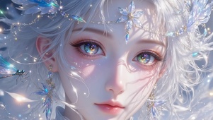 眼睛里有星星灵动美女