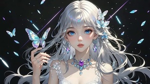 4K 星蝶银晶少女