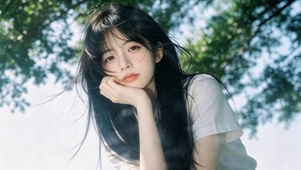 林间清纯少女