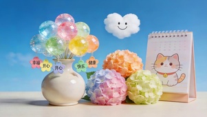 小清新鲜花文字