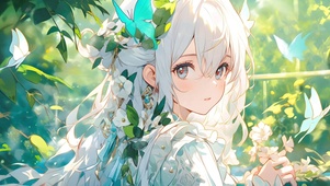银发少女
