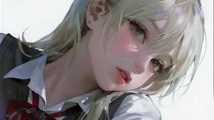 疑望的少女