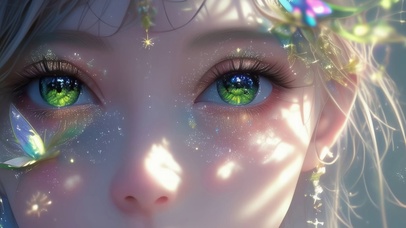 星光落进眼睛里