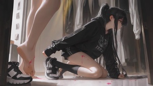 试衣间女孩