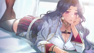 慵懒少女