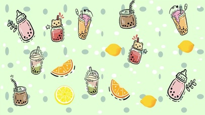 夏天夏季夏日水果奶茶小清新