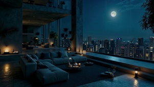 顶层夜景