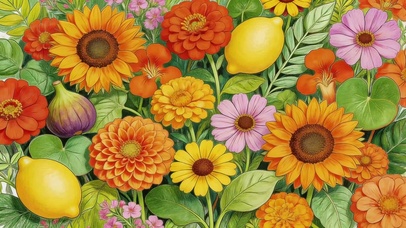 小清新夏日鲜花