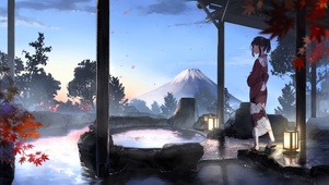 温泉少女