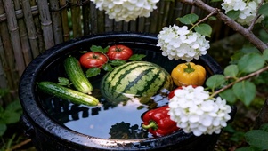 清凉夏日果蔬