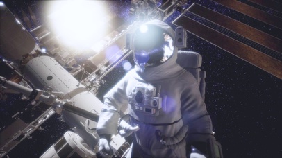 4K 高清 太空行走宇航员