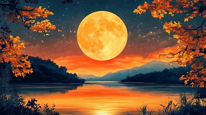 秋季夜景