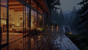 雨夜山林