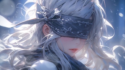 白发少女
