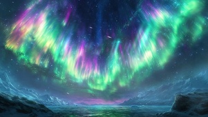 梦幻极光雪原