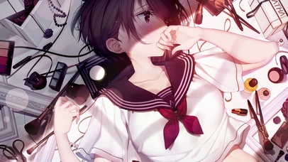 【4K】二次元可爱制服少女
