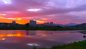 晚霞落日