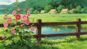 唯美田园风景