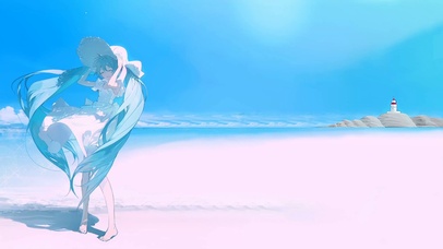 初音未来和阳光