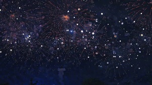 星空般的烟花