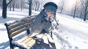 丰川祥子-冬日户外