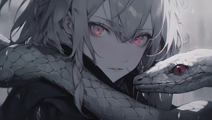 白蛇少女
