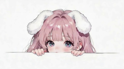可爱小女孩