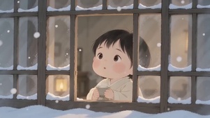 窗外的雪花
